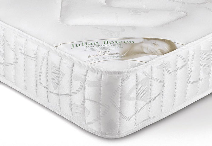 Julian Bowen Deluxe Semi Orthopaedic Mattress 2FT6 Single 4FT Double King Size