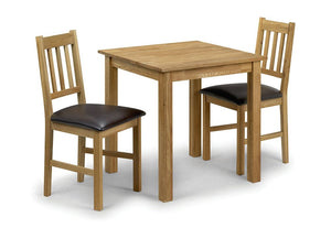 Julian Bowen Coxmoor Oiled Oak Square Dining Table (5805836599462)