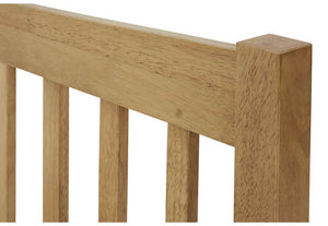 Serene Alice Honey Oak Opal White Hevea Wooden Bed 3FT 4FT Double 5FT 6FT (6677628780718)