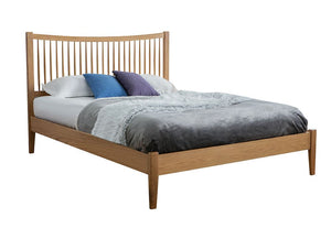 Birlea Berwick Oak Wooden Bed Frame 4FT6 Double and 5FT King Size (5597318807718)
