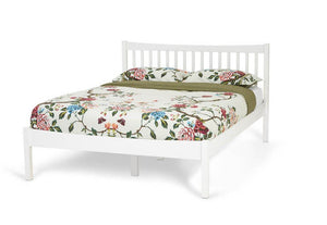 Serene Alice Honey Oak Opal White Hevea Wooden Bed 3FT 4FT Double 5FT 6FT (6677628780718)