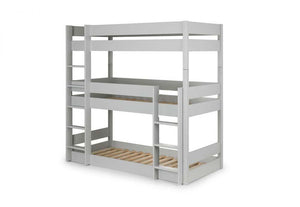 Julian Bowen Trio Grey Anthracite Surf White Triple Sleeper Bunk Bed (6976281116846)