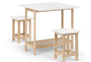 Julian Bowen Bergen White Fold Down Bar Set (5801716973734)