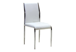 Heartlands Vercelli Black & White PU Dining Chair (7486019633326)