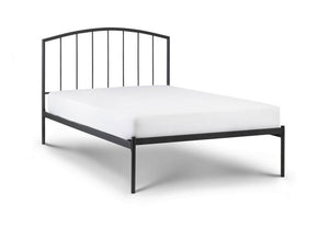Julian Bowen Onyx Satin Anthracite Metal Bed 3FT Single 4FT6 Double 5FT King (5641786556582)