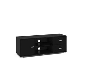 Birlea Covent Black, White, Walnut & Black and White & Grey High Gloss TV Unit (5600636371110)