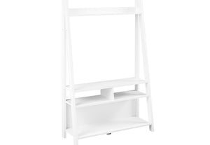 LPD Furniture Tiva White, Oak & Black Ladder Entertainment Unit (6167997972654)
