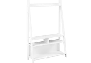 LPD Furniture Tiva White, Oak & Black Ladder Entertainment Unit (6167997972654)