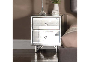 Heartlands Ashbourne Mirrored 2 Drawer Bedside Table/ Nightstand/Bedside Cabinet (7483982741678)
