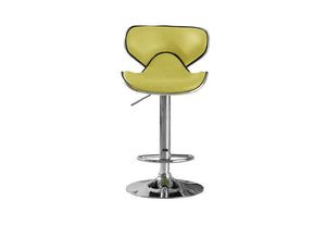 HeartlandsHillside Black Lime Pink Red White PU & Chrome Base Bar Stool Set of 2 (7484310126766)