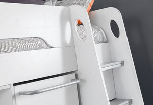 Julian Bowen Pegasus White & Anthracite High Sleeper (5639591166118)