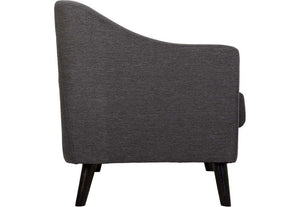 Seconique Ashley Dark Grey 1 Seater 2 Seater 3 Seater Fabric Upholstered Sofa (5733902287014)