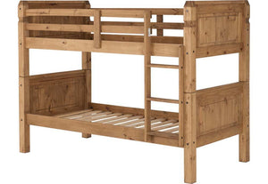 Seconique Corona Distressed Waxed Pine Bunk Bed (5648972054694)