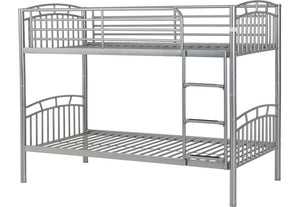 Seconique Ventura Black & Silver Bunk Bed (6976477757614)