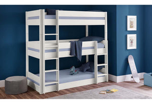 Julian Bowen Trio Grey Anthracite Surf White Triple Sleeper Bunk Bed (6976281116846)