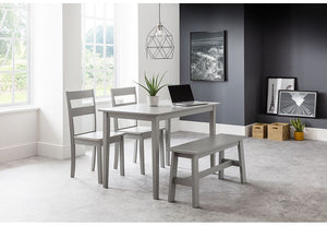 Julian Bowen Kobe Grey Compact Rectangular Dining Table (5801669951654)