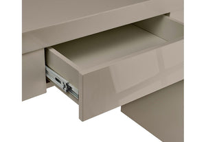LPD Furniture Puro High Gloss White, Charcoal, Cream and Stone Console Table (6164280082606)