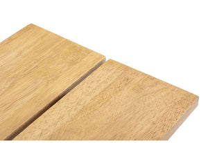 Julian Bowen Hockley Black and Oak Rectangular Bench (5805885587622)