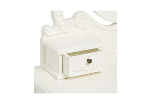 LPD Furniture Antoinette Black and White Dressing Table (6257424564398)
