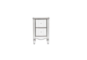 Birlea Elysee Mirrored Glass 2 Drawer Bedside Table/ Nightstand/ Bedside Cabinet (5595942092966)