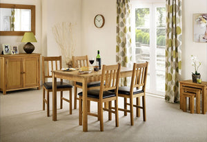 Julian Bowen Coxmoor Oiled Oak Rectangular Dining Table (5805834338470)