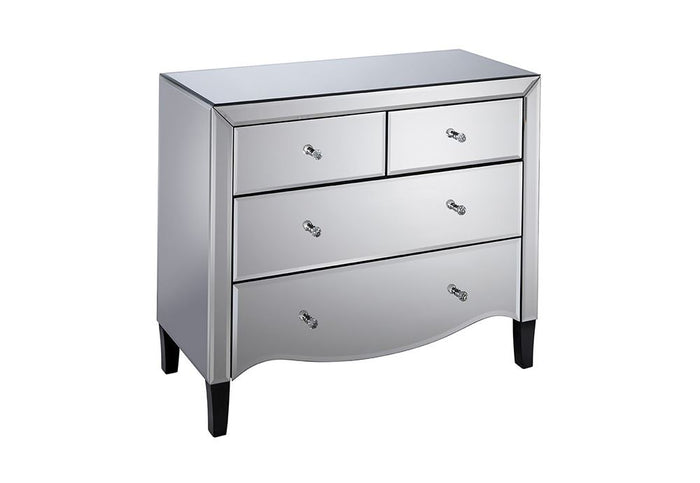 Birlea Palermo Mirrored Glass 2 Over 2 and 3 Over 4 Chest of Drawer