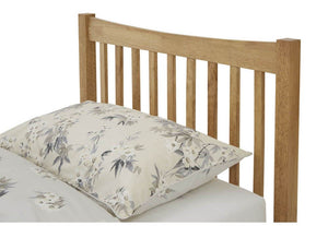 Serene Alice Honey Oak Opal White Hevea Wooden Bed 3FT 4FT Double 5FT 6FT (6677628780718)