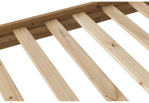 Seconique Monaco Distressed Waxed Pine High Foot End Wooden Bed 5FT King Size (5748201291942)