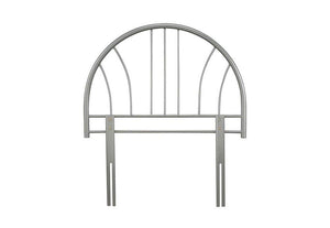 Serene Annabelle Silver White Gloss Black Metal Headboard 3FT Single (7567132721326)