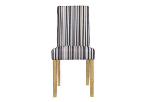 LPD Furniture Lorenzo Striped Fabric Dining Chair (6074488783022)