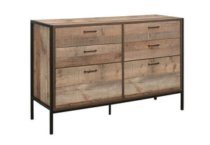 Birlea Urban Rustic Oak Effect 4 Drawer Chest, 6 Drawer Chest and Merchant Chest (5600406601894)