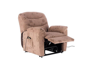 Birlea Regency Black, Brown and Wheat Faux Leather Manual Rise and Recline Chair (5600690307238)