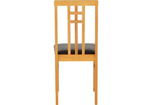 Seconique Vienna Medium Oak/Brown Faux Leather Dining Chair (5703515799718)