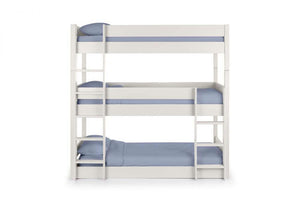 Julian Bowen Trio Grey Anthracite Surf White Triple Sleeper Bunk Bed (6976281116846)