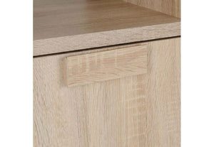 Seconique Cambourne Light Sonoma Oak 1 Door 5 Shelf,1 Door,3 Drw Display Cabinet (5738012967078)
