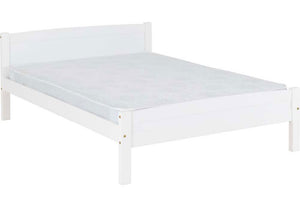 Seconique Amber Antique Pine White Solid Pine Wooden Bed 3FT Single 4FT6 Double (5669203017894)