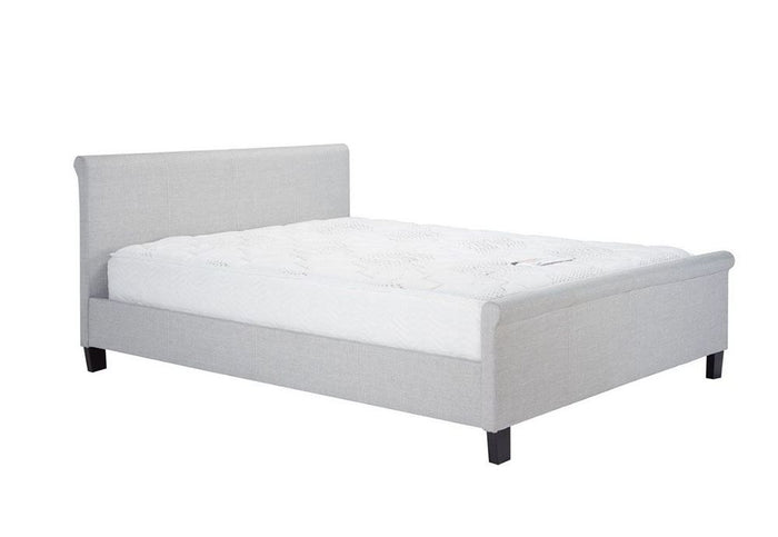 Birlea Stratus Grey Upholstered Ottoman Bed Small Double, Double & King