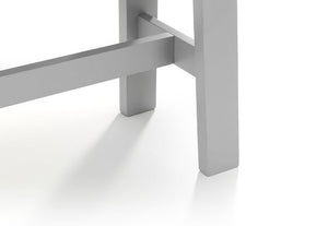 Julian Bowen Kobe Grey Rectangular Bench (5805942112422)