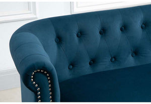 Birlea Freya Blue,Grey,Green Upholstered Fabric Sofa 1 Seater,2 Seater,3 Seater (5786133659814)