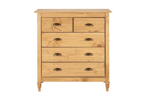Birlea Pembroke Solid Pine 3 Over 2 Drawer Chest, 4 Dawer Chest & 6 Drawer Chest (5600474300582)