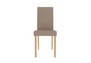 LPD Atlanta Oak Dining Table with 4 Anna Beige, Grey, Teal Chairs Dining Set (6113144438958)