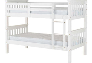 Seconique Neptune Oak & White Bunk Bed (5649286496422)