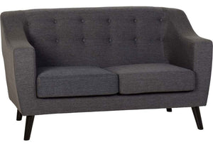 Seconique Ashley Dark Grey 1 Seater 2 Seater 3 Seater Fabric Upholstered Sofa (5733902287014)