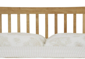 Serene Alice Honey Oak Opal White Hevea Wooden Bed 3FT 4FT Double 5FT 6FT (6677628780718)