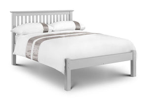 Julian Bowen Barcelona Dove Grey Low Foot End Wooden Bed 3FT Single 4FT6 Double (5641502654630)