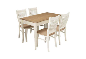 LPD Furniture Juliette Cream and Pine Dining Chair (6074485997742)