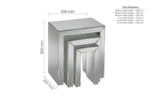 Birlea Valencia Trio Nest of Tables (6710414409902)