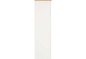 Seconique Ludlow Grey and White with Oak Lacquer 2 Door Wardrobe (5762500788390)