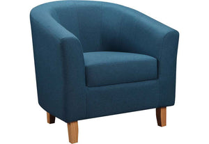 Seconique Tempo Dark Brown,Grey,Mustard,Petrol Blue, Red & Sand Fabric Tub Chair (5727871467686)
