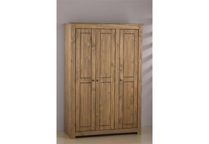 Birlea Santiago Solid Pine 2 Door Wardrobe and 3 Door Wardrobe (5600579977382)
